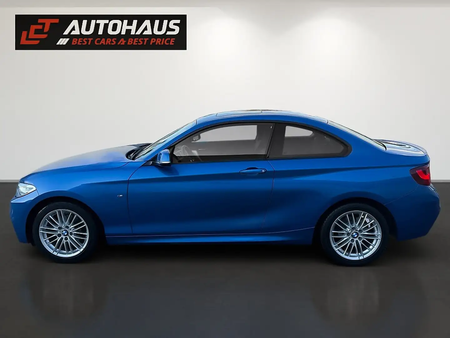 BMW 218 d Coupé M-PAKET |1.BESITZ|SCHIEBEDACH| Blau - 2