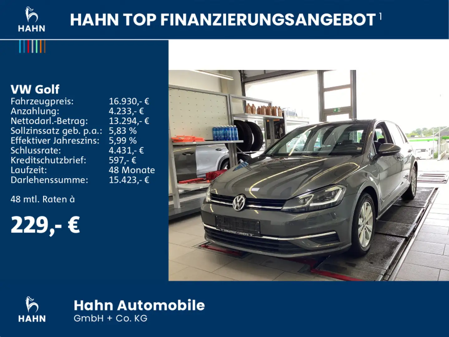 Volkswagen Golf VII 1.4TSI Comfortline Navi Tempo LED Einpa Grau - 2
