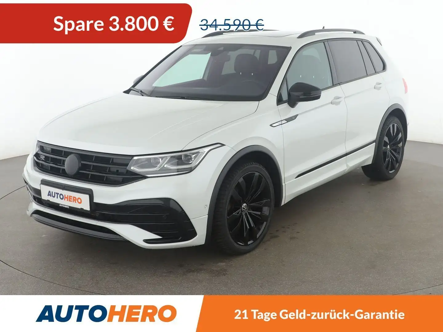 Volkswagen Tiguan 1.5 TSI ACT R-Line Aut.*NAVI*LED*ACC*HUD*PANO*CAM* Weiß - 1
