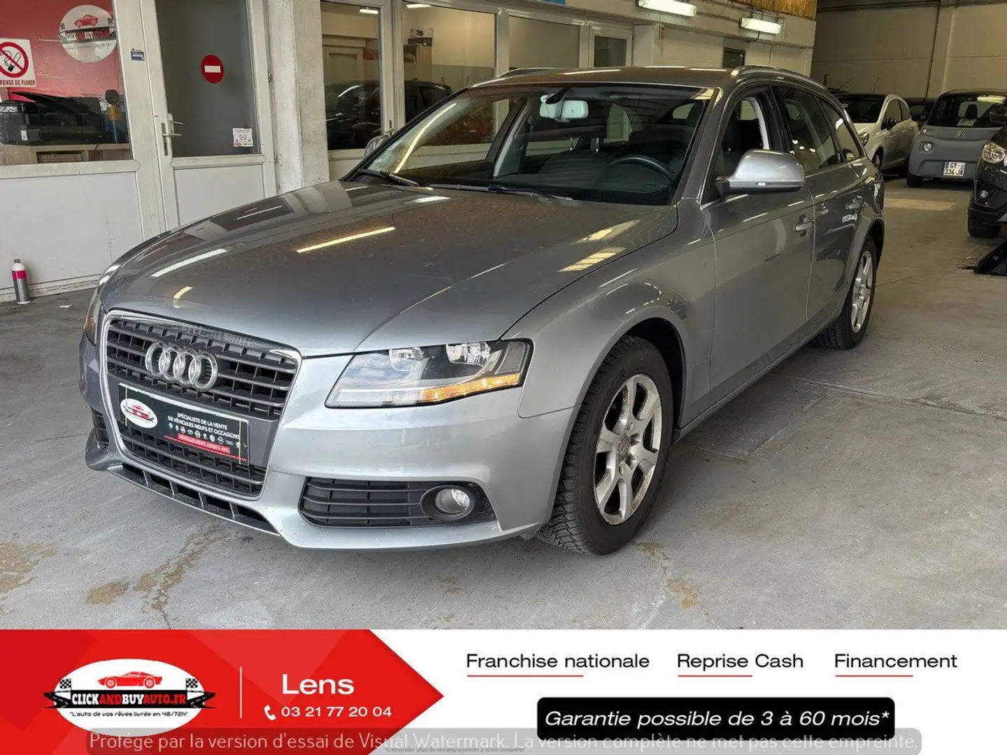Audi A4 AUTOMATIQUE AVANT 1.8 120CV / GPS / REGUL / CLIM / Grau - 1