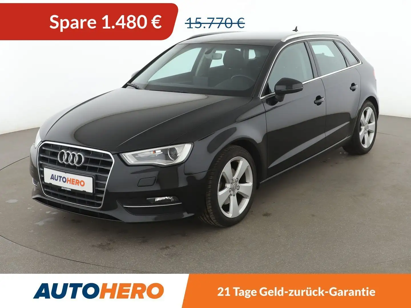Audi A3 1.4 TFSI Ambition*BI-XENON*PDC*SHZ* Schwarz - 1