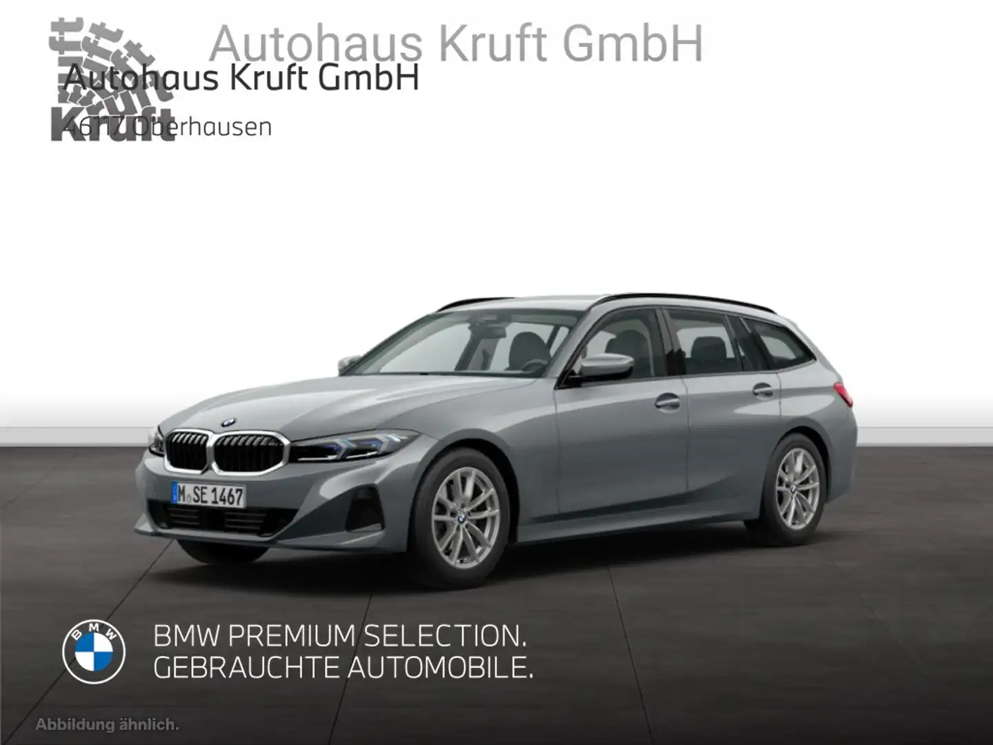 BMW 318 i Touring LC PROF+HUD+AHK+KAMERA+SPORTSITZ+ACC Grau - 2