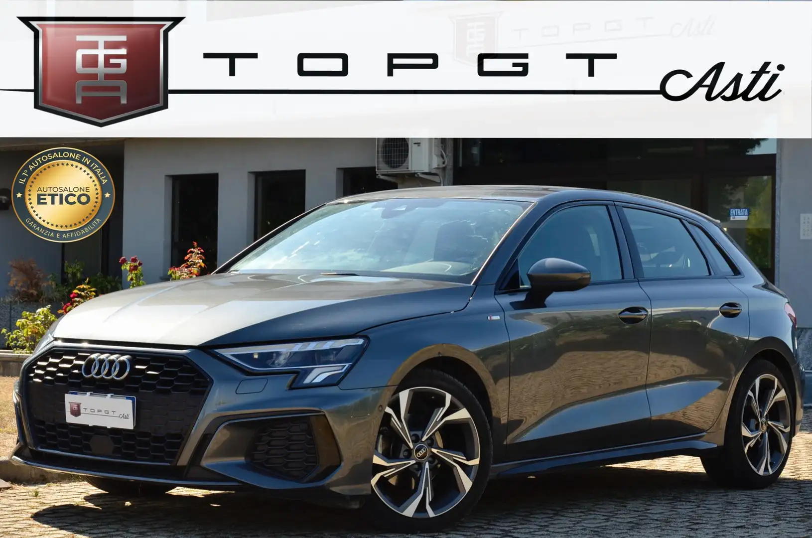 Audi A3 Sportback 35 2.0 tdi S line edition 150cv PERMUTE Gris - 1