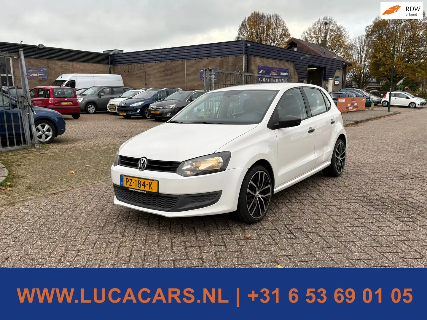 Volkswagen Polo 1.2 Easyline Airco Weiß - 1