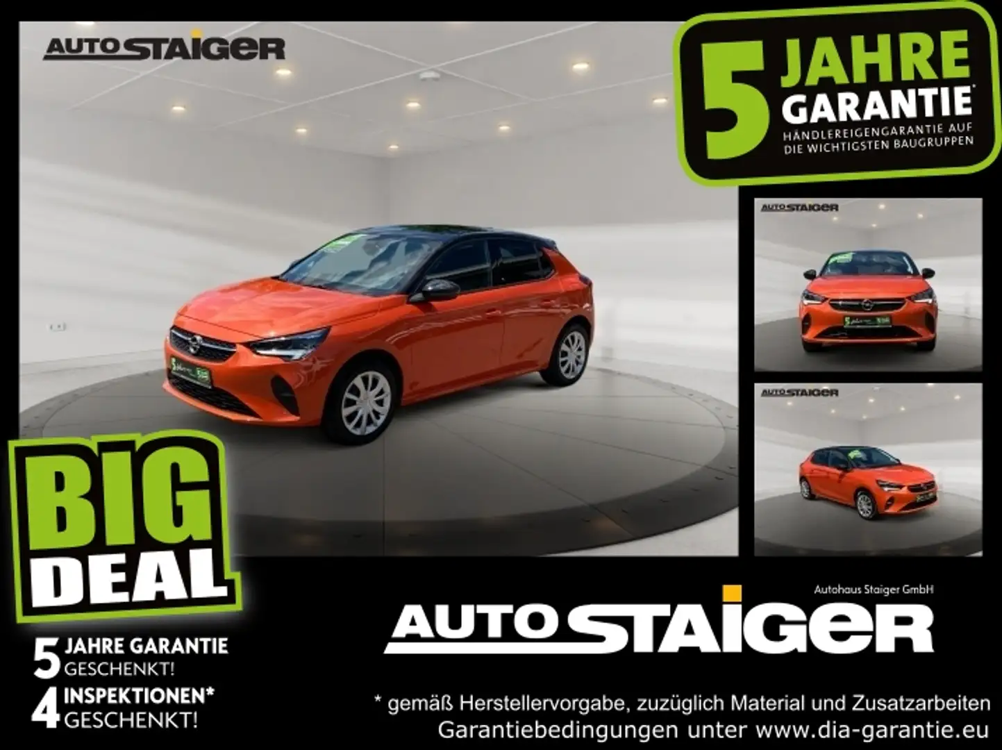 Opel Corsa F e Edition Rückfahrkamera Orange - 1