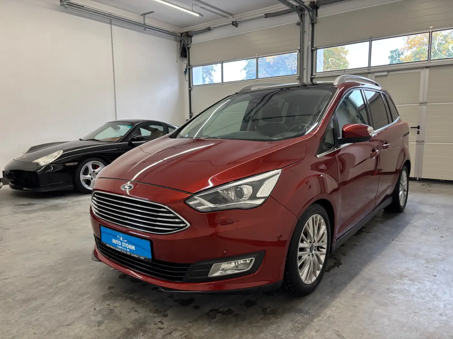 Ford Grand C-Max 1.5 EcoBoost Titanium*7-Sitz*BI-XENON*R-KAM*PANO*K Rot - 1