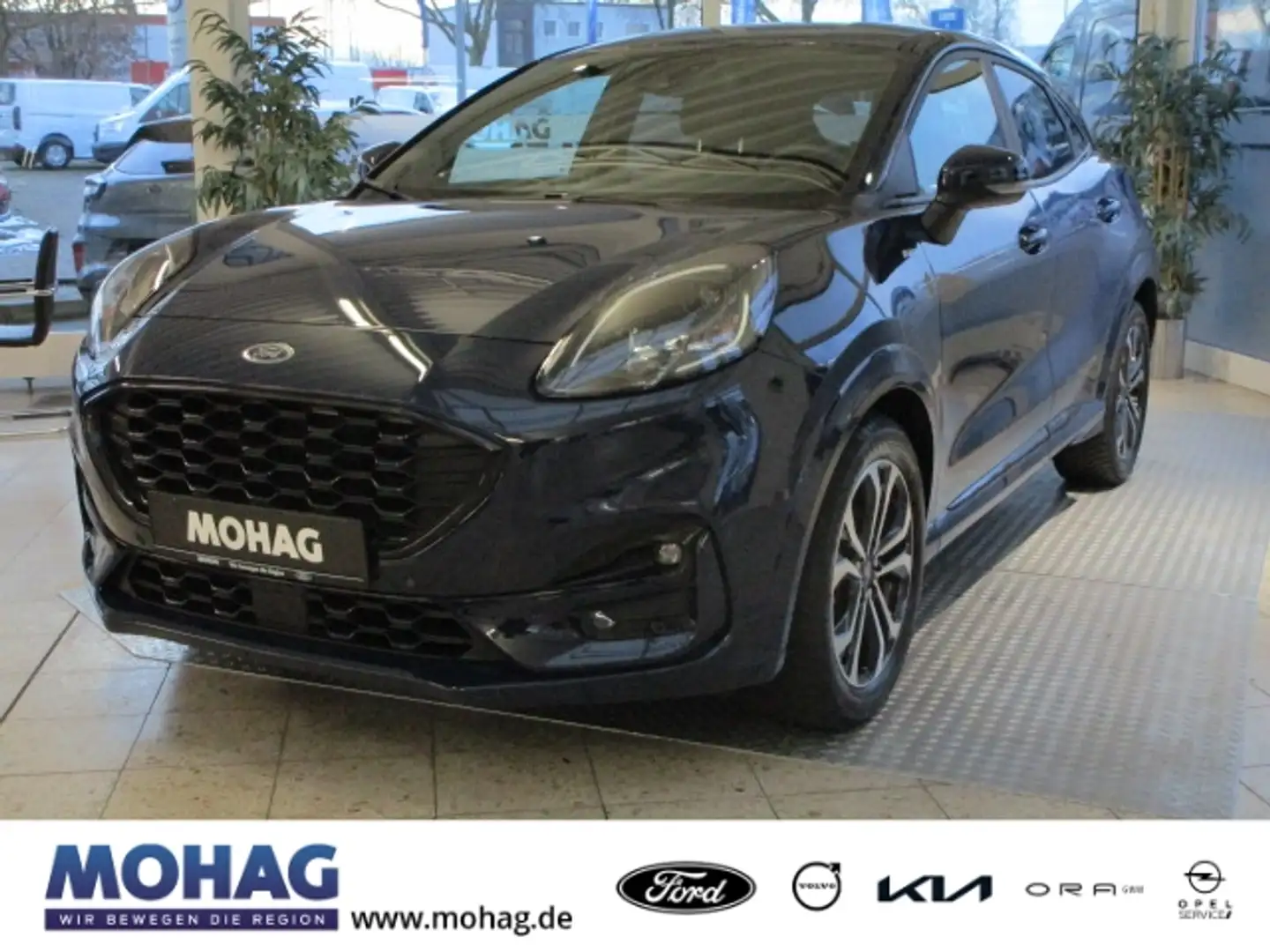 Ford Puma Hybrid 1.0l EcoBoost Mild ST-Line X *Klima*    -EU Blauw - 1