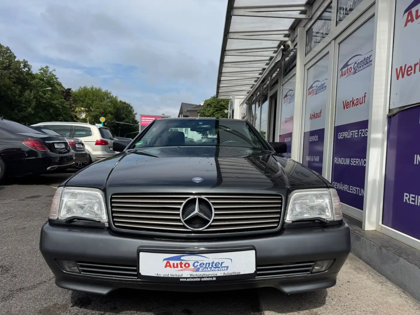 Mercedes-Benz SL 320 Cabrio #Aut.# *1.Hand*Leder*Klimaaut* Noir - 2