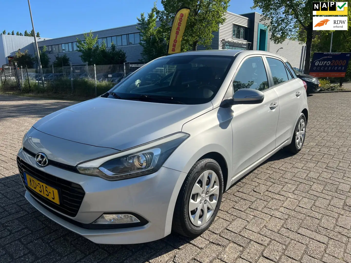 Hyundai i20 1.0 T-GDI i-Motion - AIRCO - 2016 - NETJES - NAP ! Gris - 1