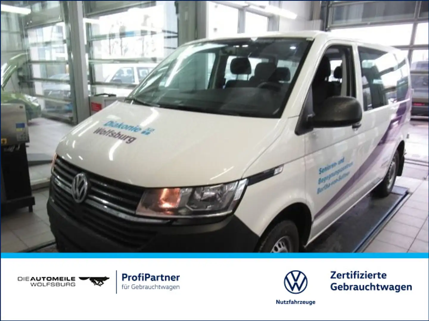 Volkswagen T6.1 Kombi 2.0 TDI Klima/Radio Blanc - 1