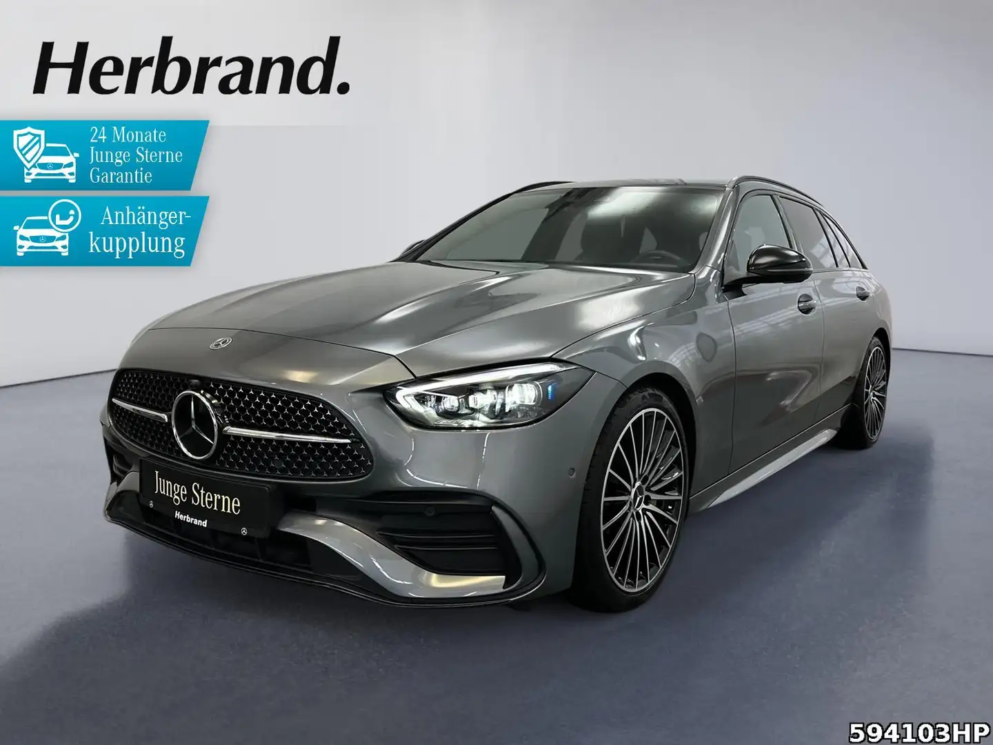 Mercedes-Benz C 300 d T AMG  Night DISTRONIC AHK Kamera 19" Grau - 1