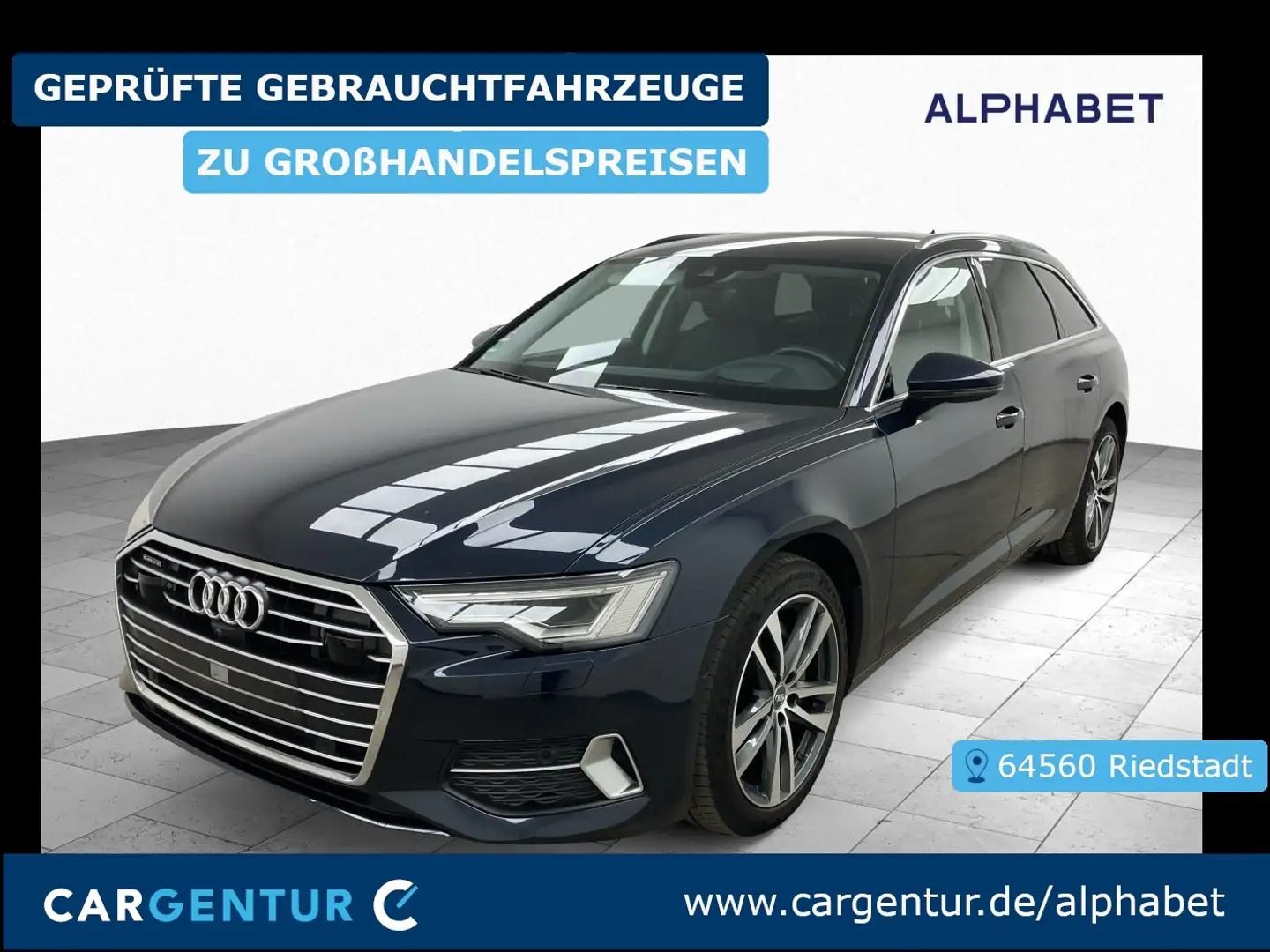 Audi A6 45 3.0 TDI quattro Avant sport Matrix Virtual Bleu - 1