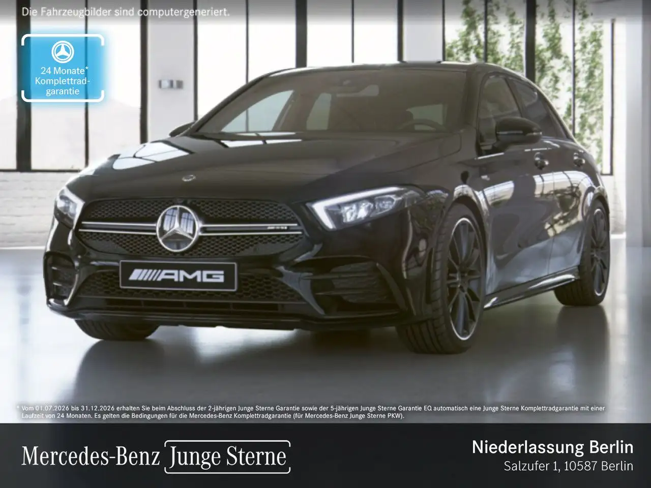 Mercedes-Benz A 35 AMG A 35 4M AMG+LED+BURMESTER+KAMERA+19"+TOTW+7G — photo 1 of 15