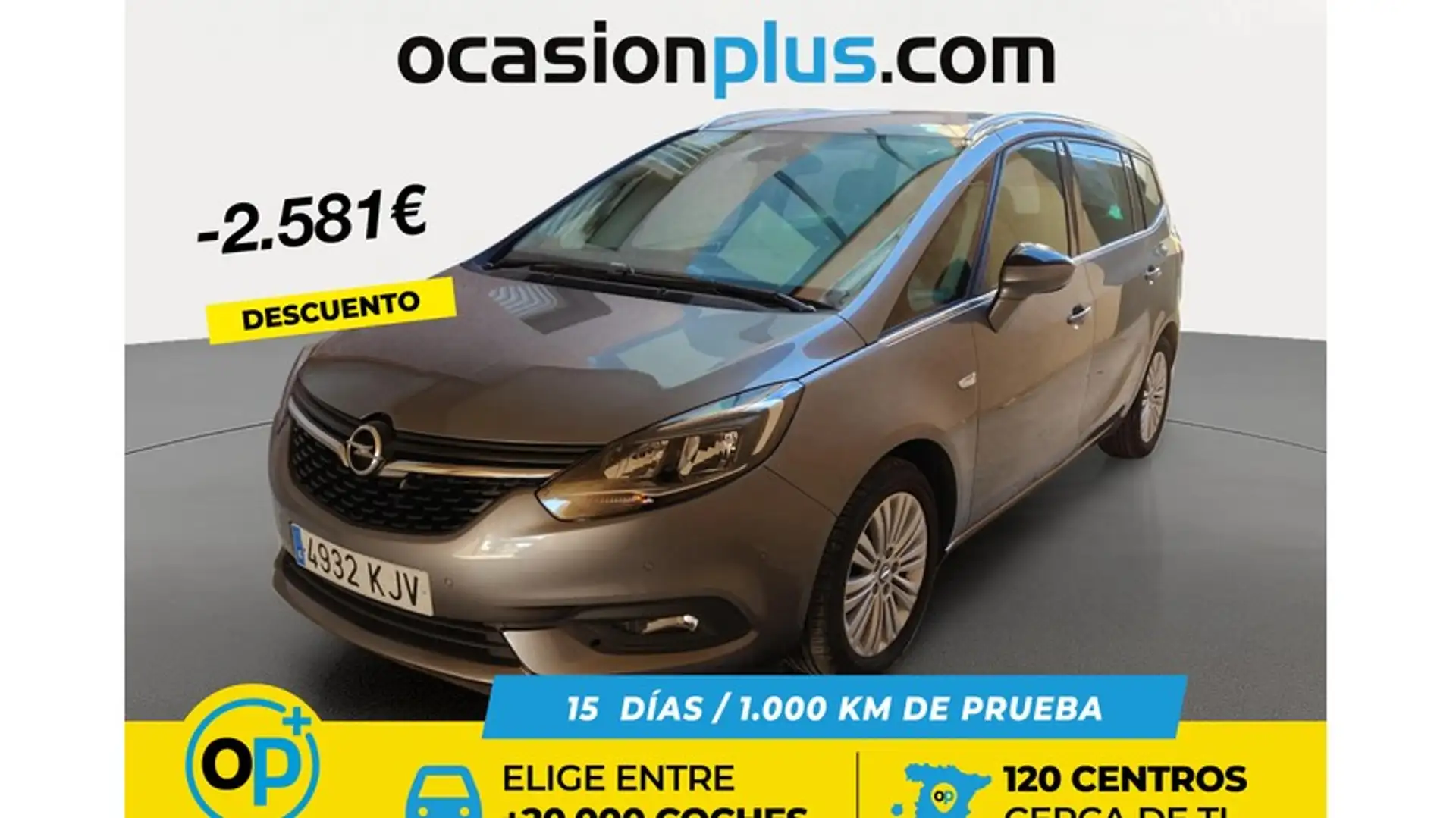 Opel Zafira 1.6CDTI S/S Selective 120 Gris - 1