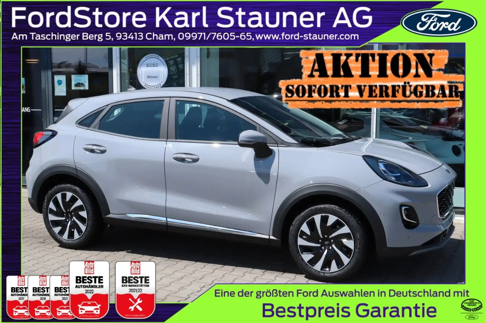 Ford Puma Titanium 1.0 EcoBoost Navi Kamera Grau - 1