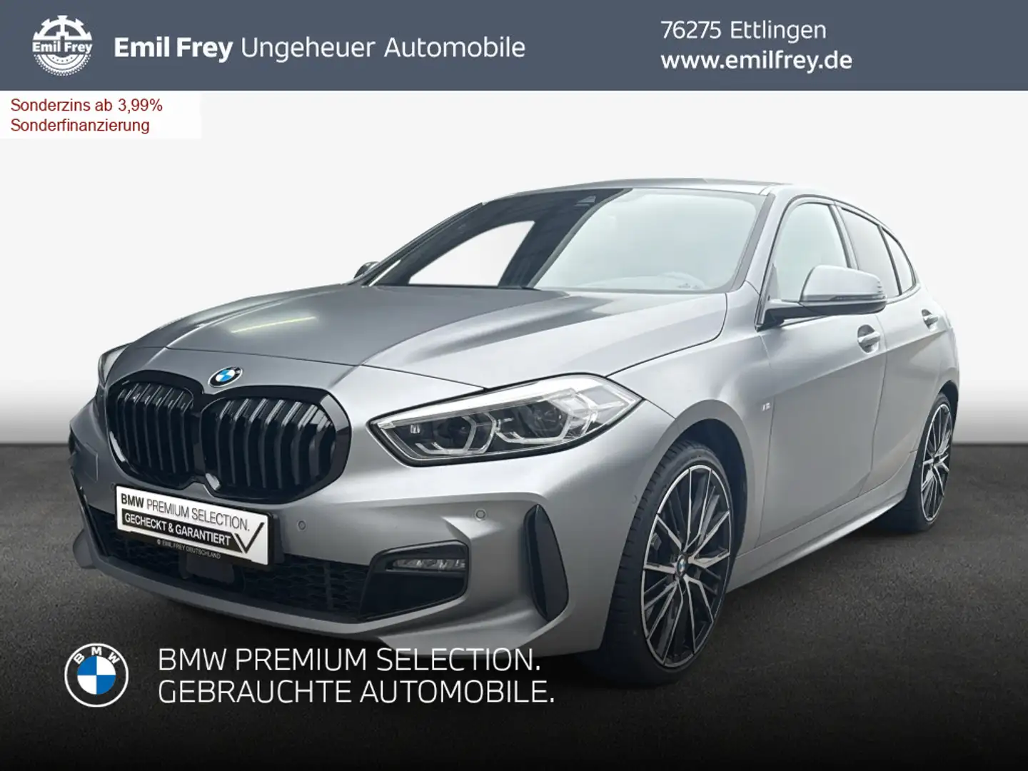 BMW 120 d xDrive Aut. M Sport Grau - 1