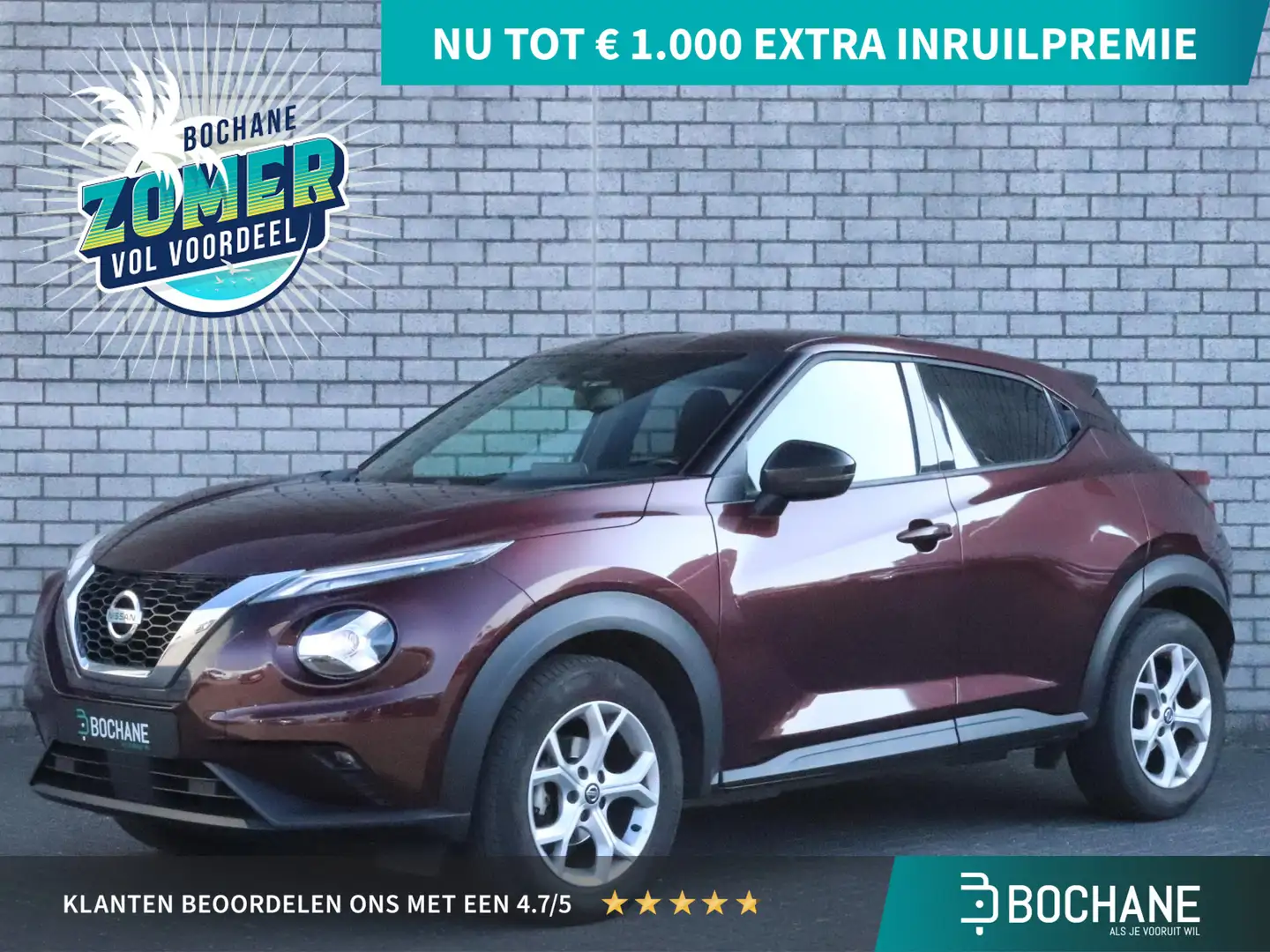 Nissan Juke 1.0 DIG-T 117 N-Connecta | Achteruitrijcamera | Ap Rood - 1