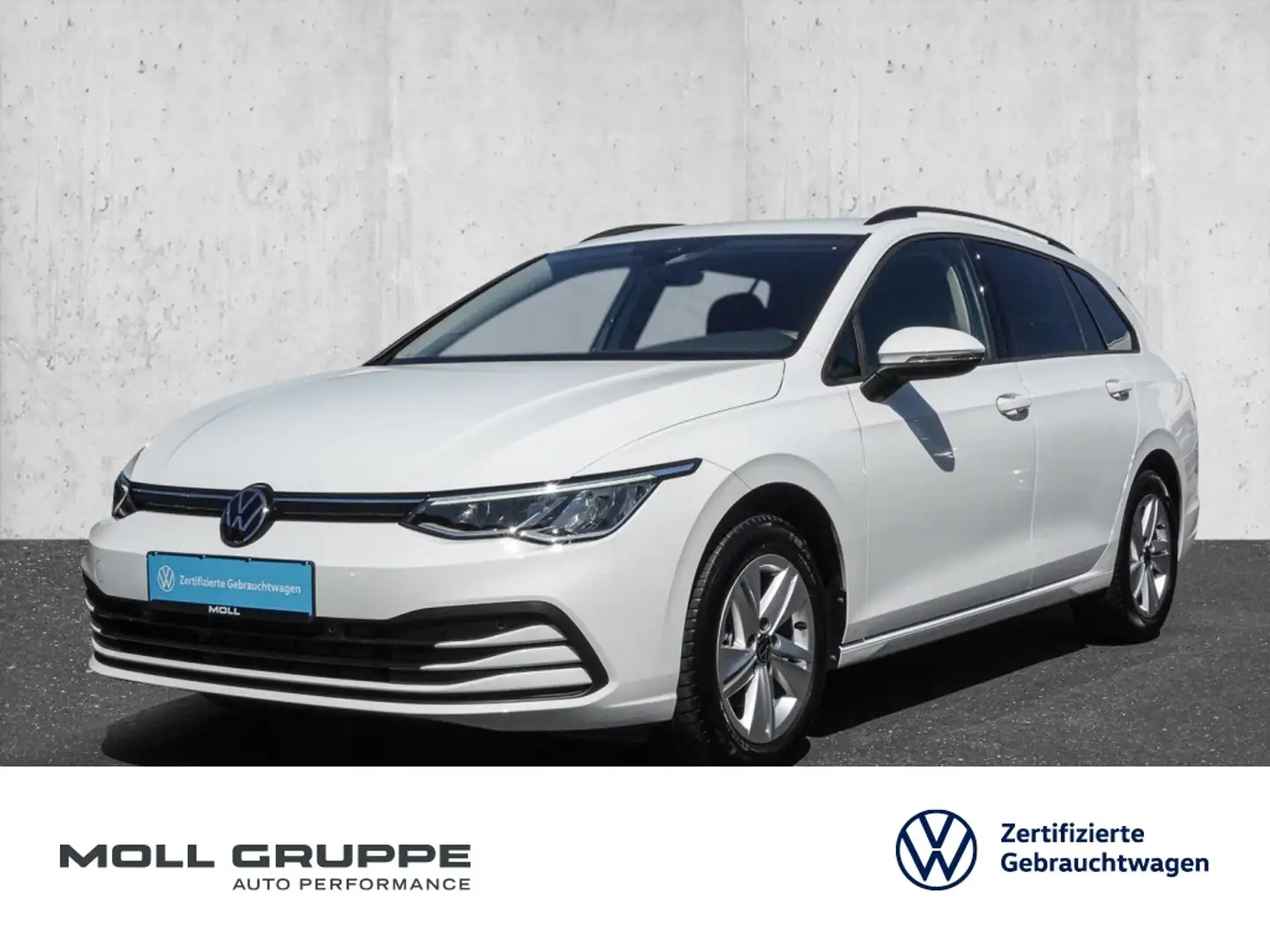 Volkswagen Golf Variant 1.0 eTSI DSG Life NAVI ALU PDC Weiß - 1