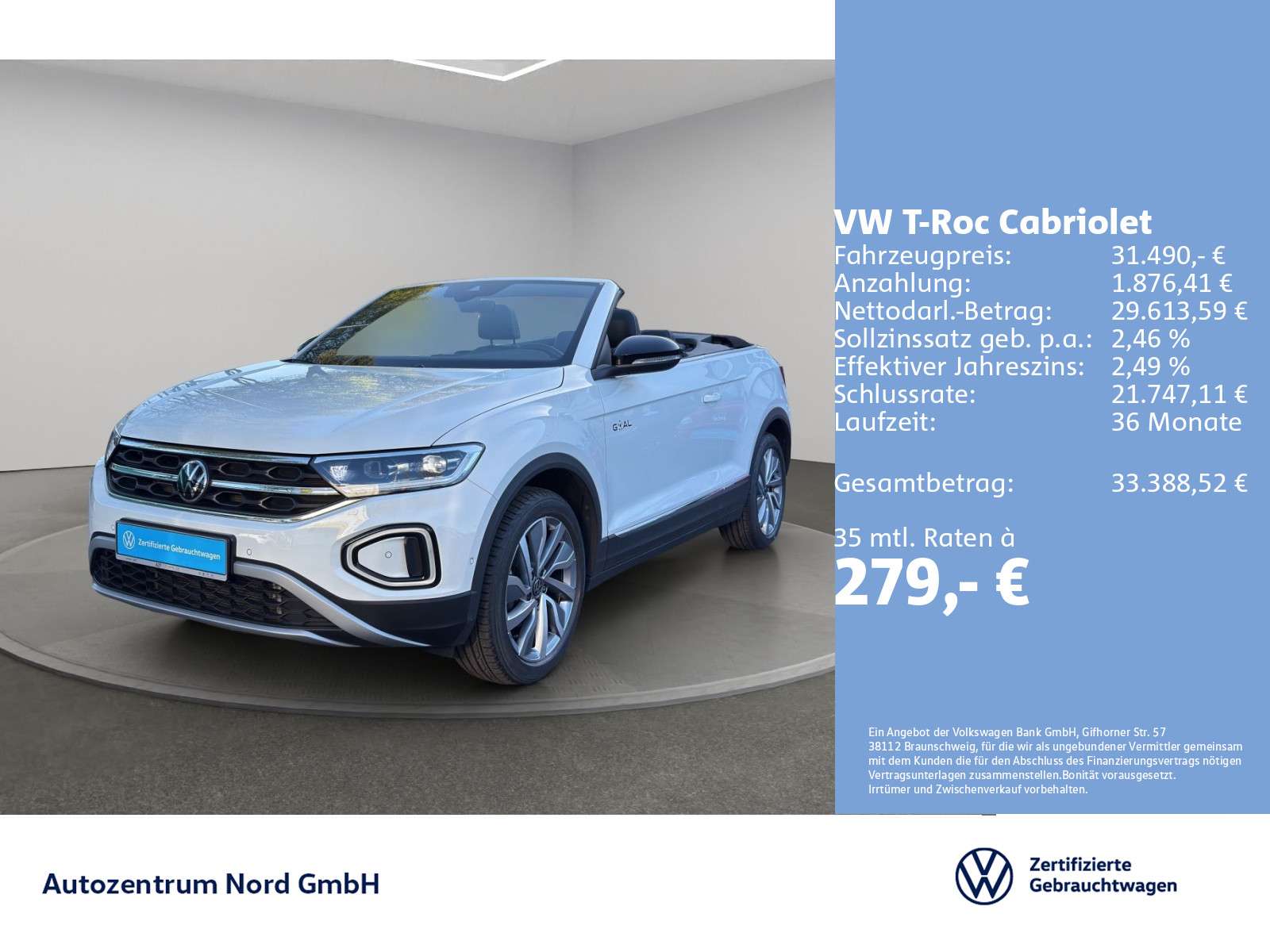 Second hand Volkswagen T-Roc 1.5