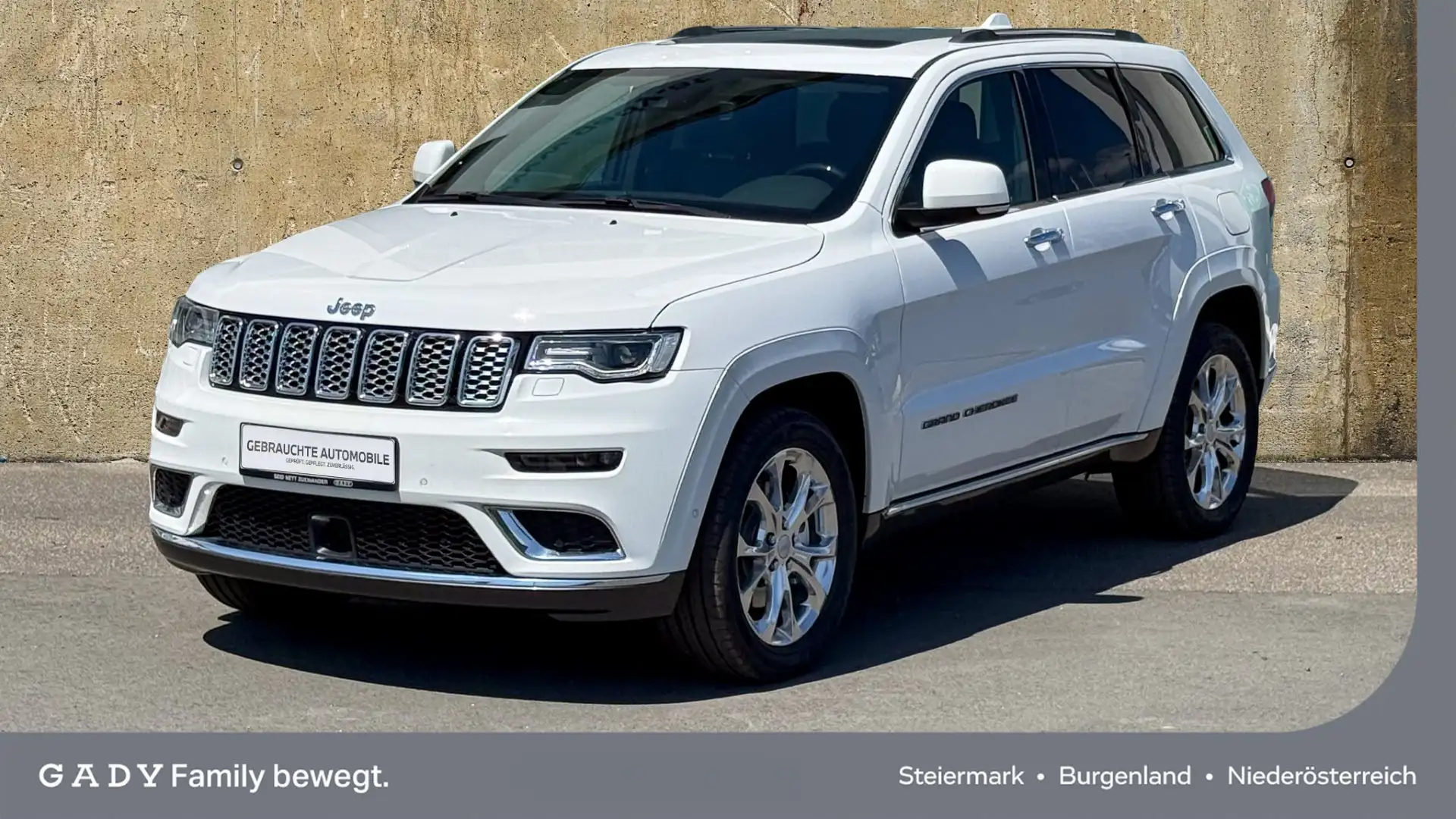 Jeep Grand Cherokee 3,0 V6 CRD Summit Weiß - 1