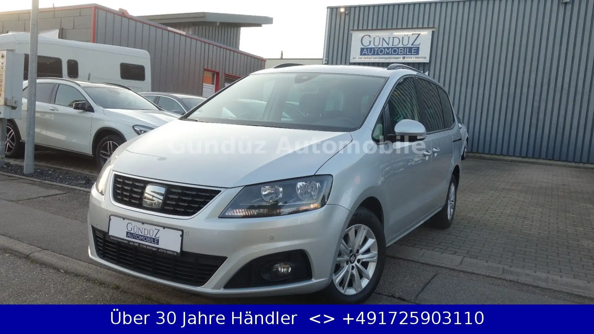 SEAT Alhambra 2.0 TDI S&S DSG Style*KAMERA*el.TÜRE*NA Silber - 1
