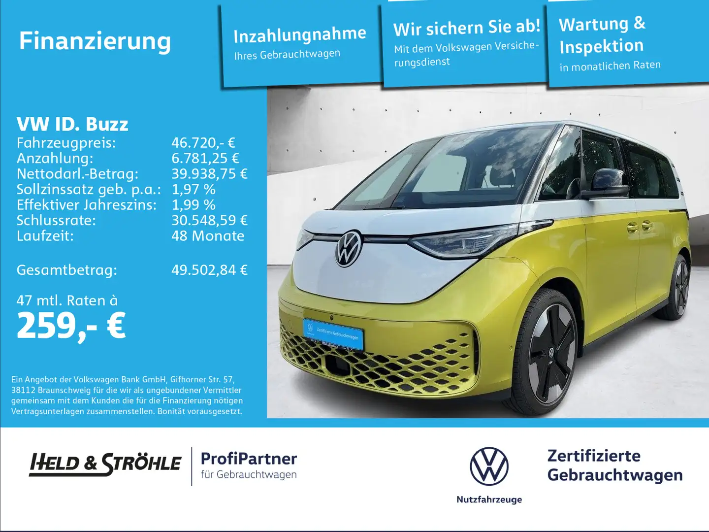 Volkswagen ID. Buzz ID.Buzz Pro IQ-LED 21" AHK TRAVEL ASSIST 360° Weiß - 1