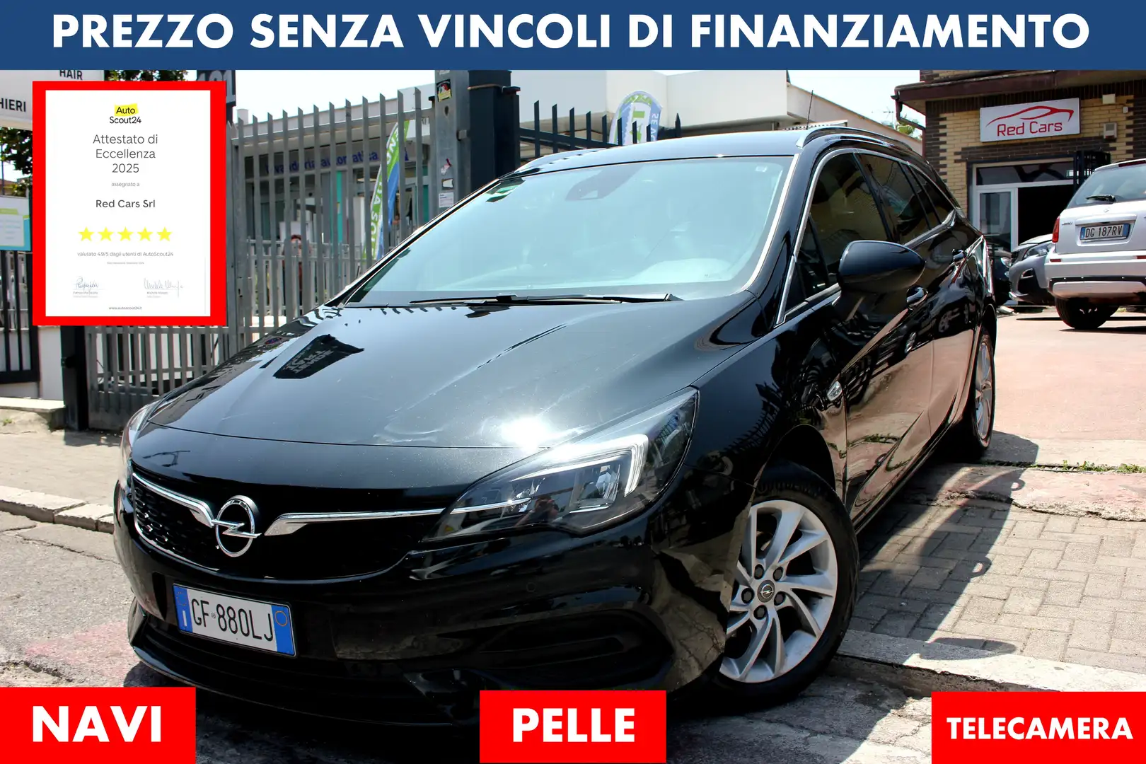 Opel Astra 1.5 cdi SW AUTOMATICA *PREZZO VERO* PELLE TELECAM Nero - 1