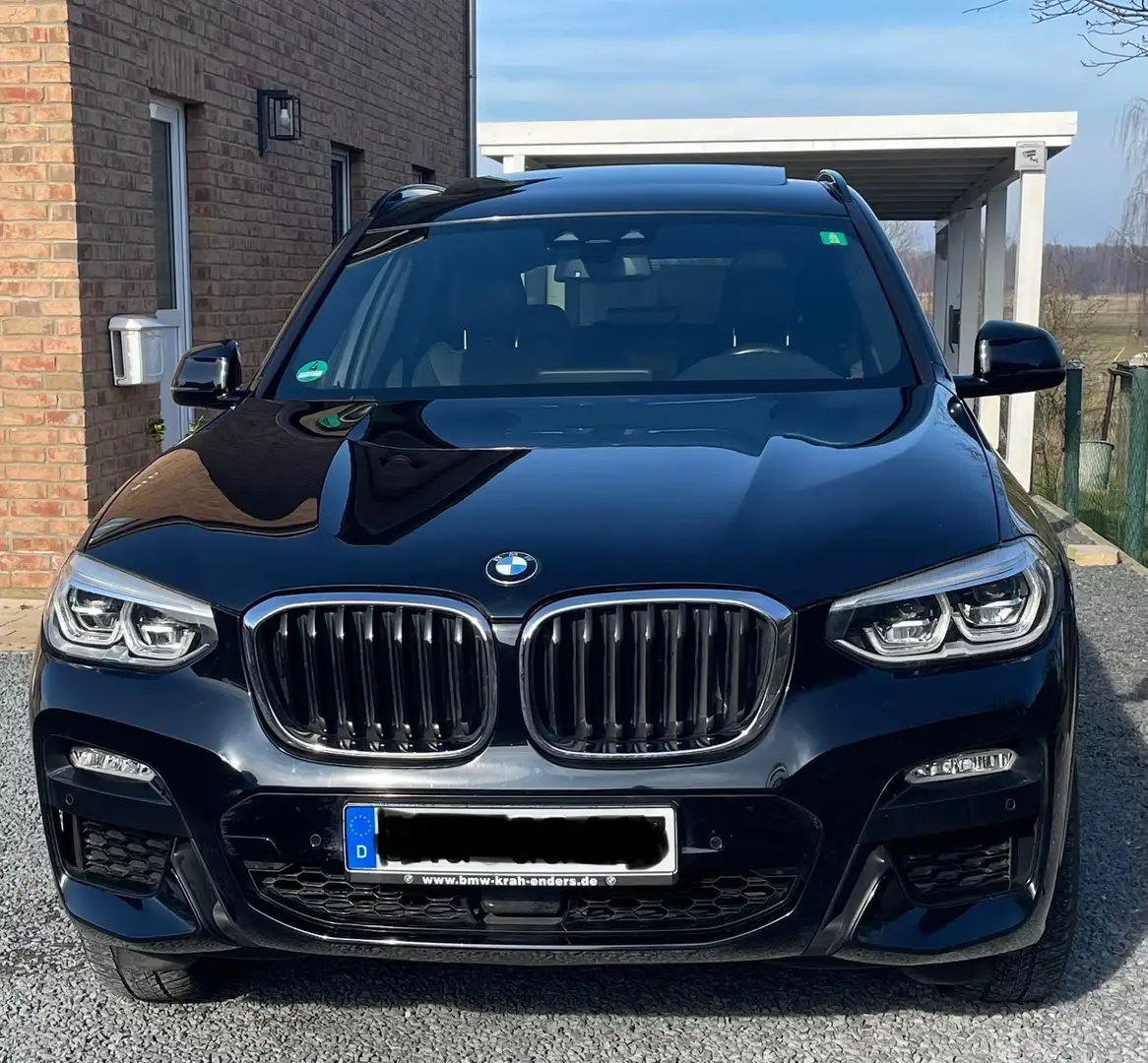 BMW X3 xDrive20d M Sport LED AHK PANO ALARM Schwarz - 1