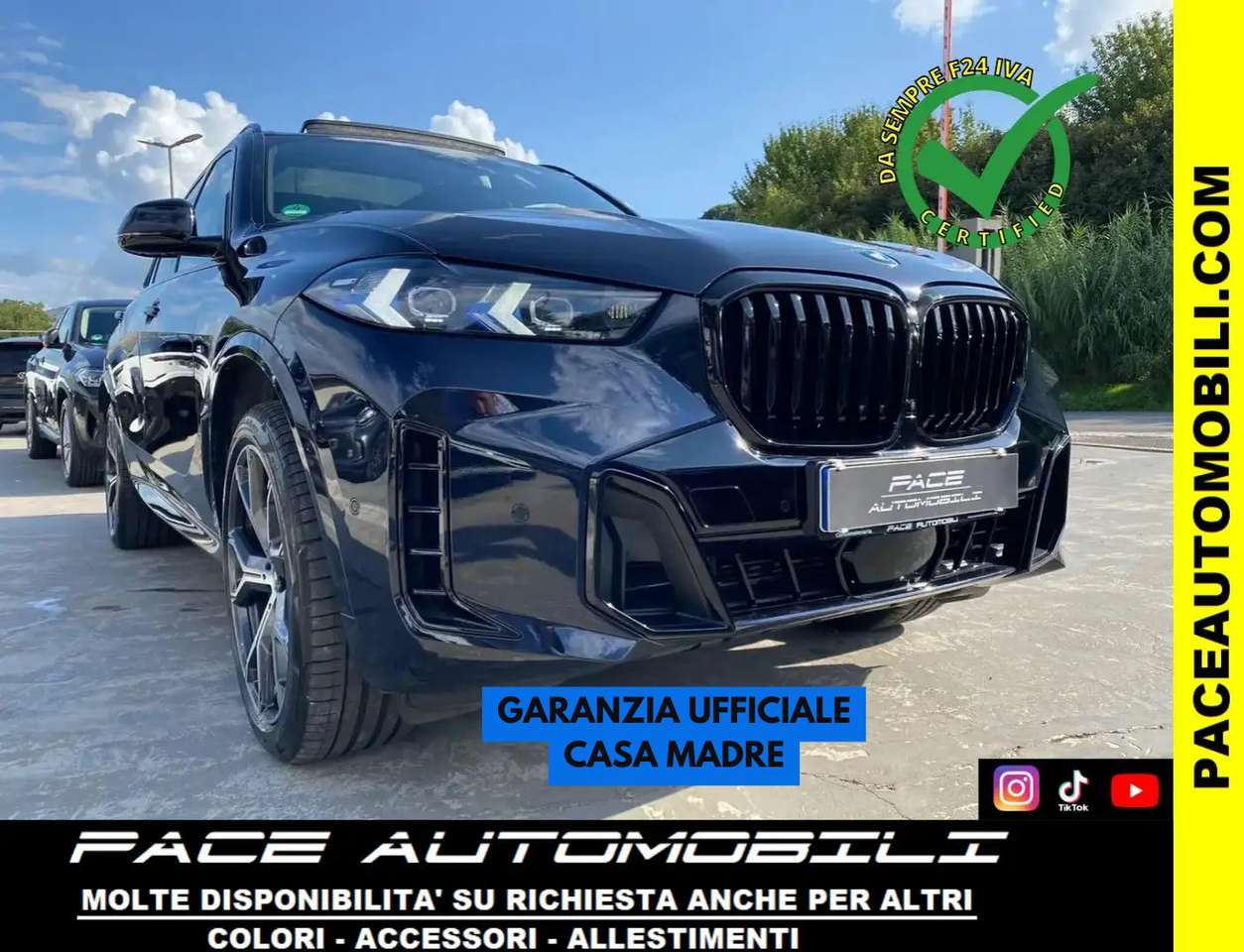 BMW X5 BLACK PACK 30D M SPORT MSPORT M-SPORT TETTO KAMERA
