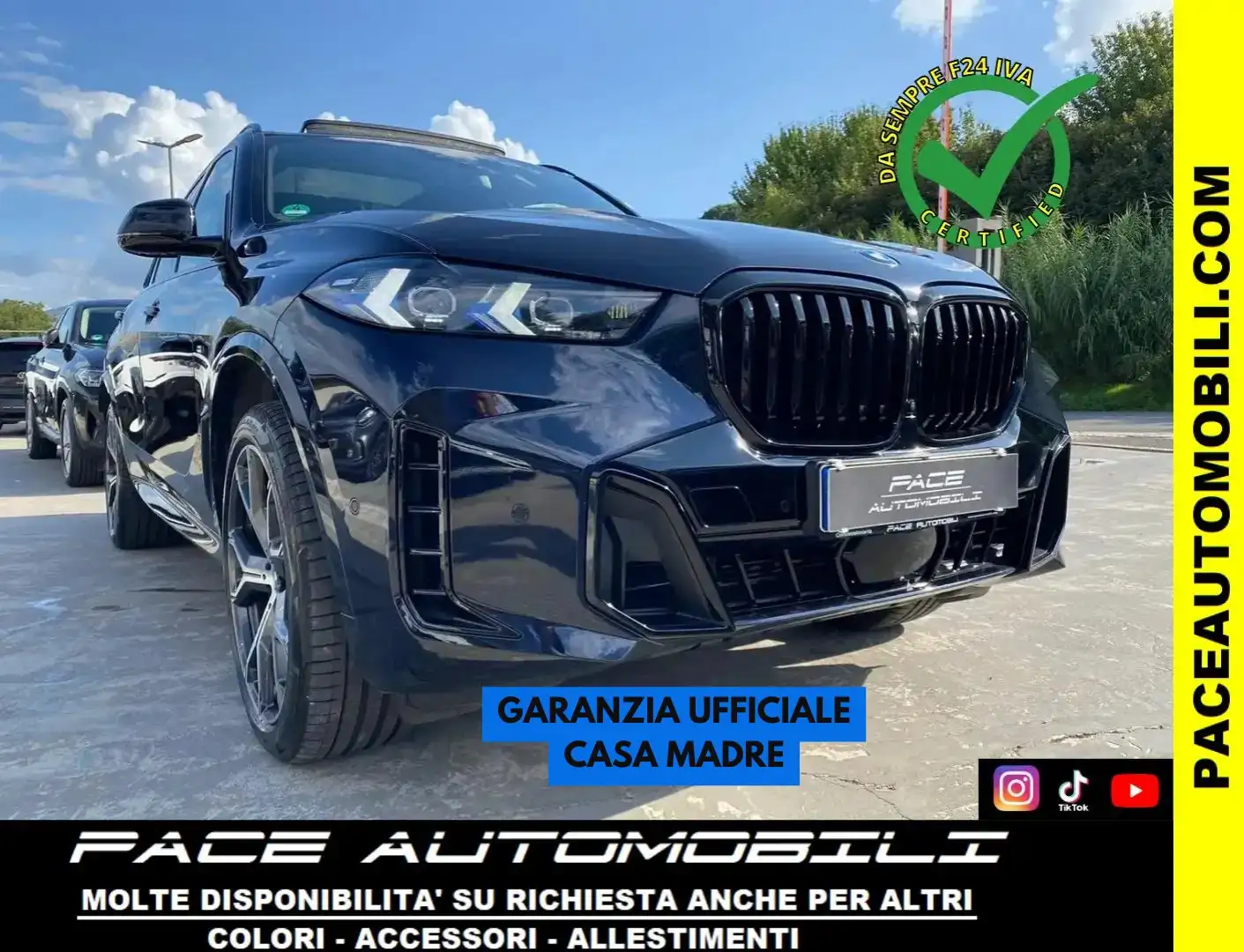 BMW X5 BLACK PACK 30D M SPORT MSPORT M-SPORT TETTO KAMERA Noir - 1