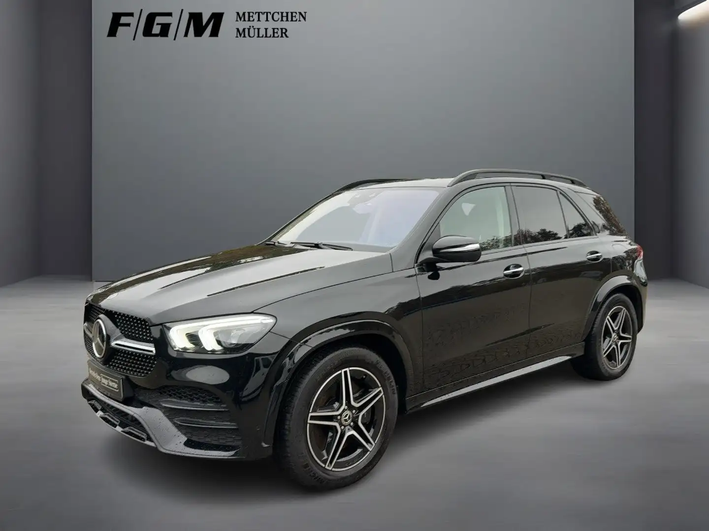 Mercedes-Benz GLE 350 de 4M AMG Line Burm|HUD|KeyGo|S-Dach|TWA Schwarz - 1