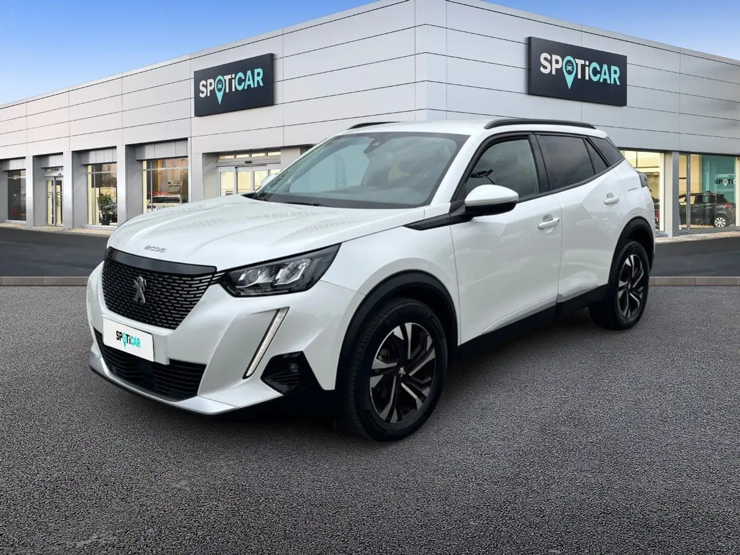 Peugeot 2008 PureTech 100 Allure S/S Blanc - 1