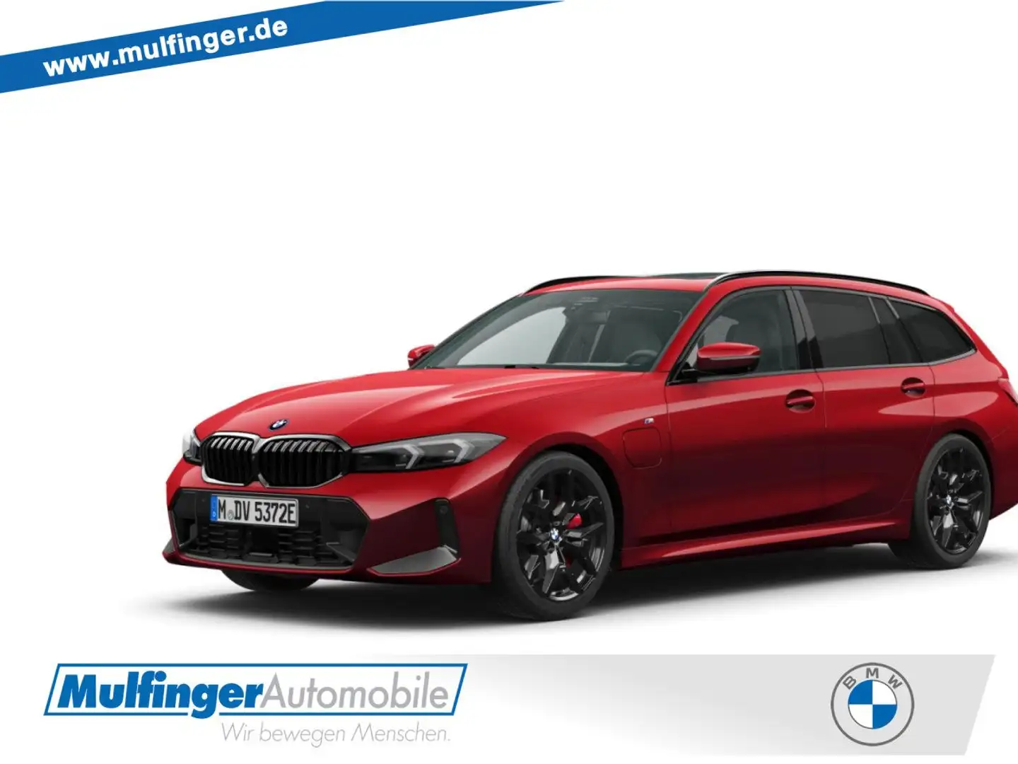 BMW 330 e xDrive M Sport Pro HUD Kamera PanoD.AHK 19" Rouge - 1