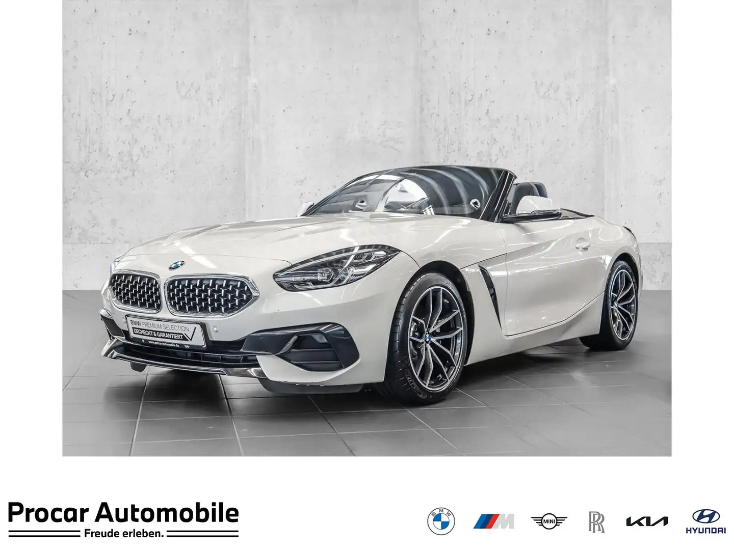 BMW Z4 sDrive20i A ACC NAVI LED Sound Syst. PDC V+H Weiß - 1