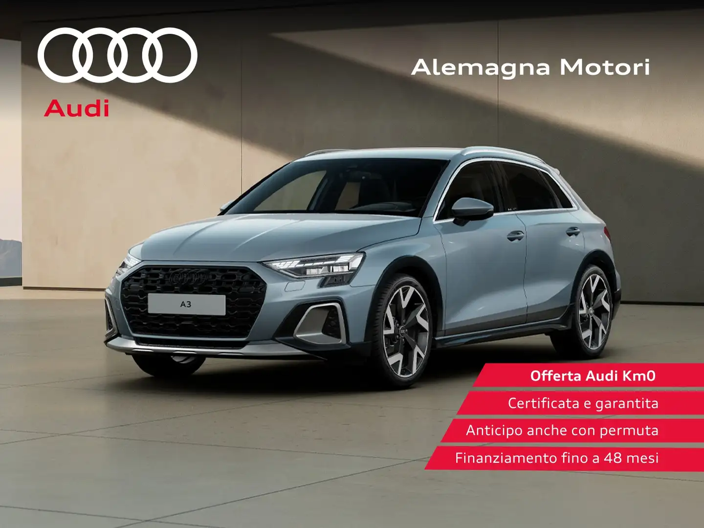 Audi A3 allstreet 35 2.0 tdi identity contrast s-tronic Grigio - 1