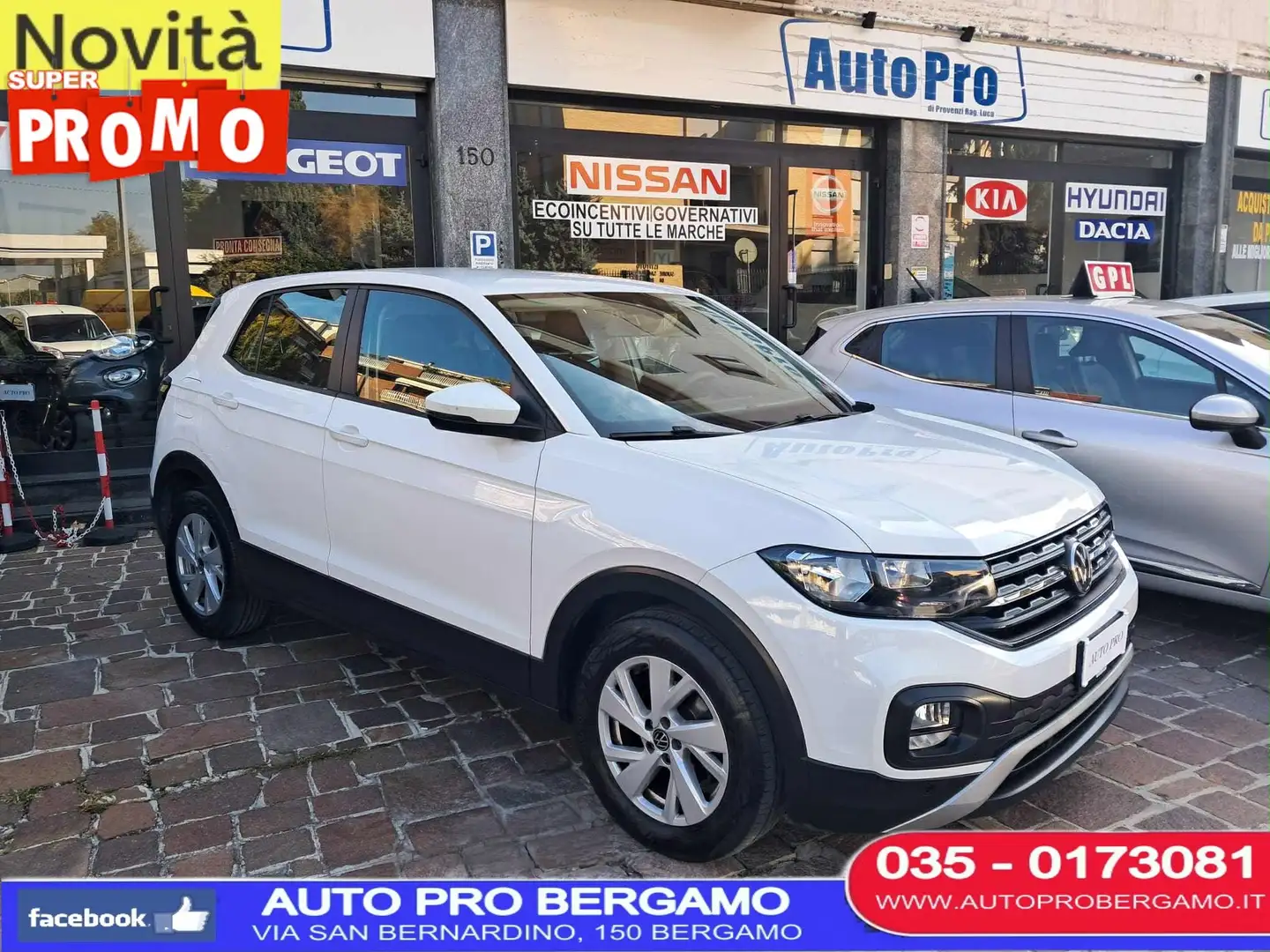 Volkswagen T-Cross T-Cross 1.0 tsi 95cv ACCESSORIATA, IN ARRIVO Bianco - 1