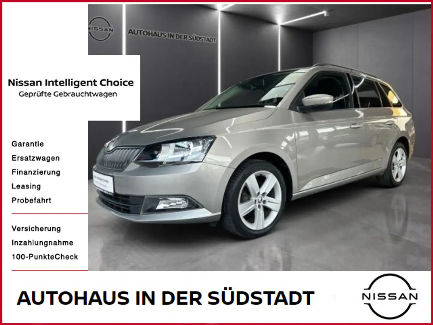 Skoda Fabia Combi 1.0 TSI Cool Plus, Klima, BT, Radio Beige - 1