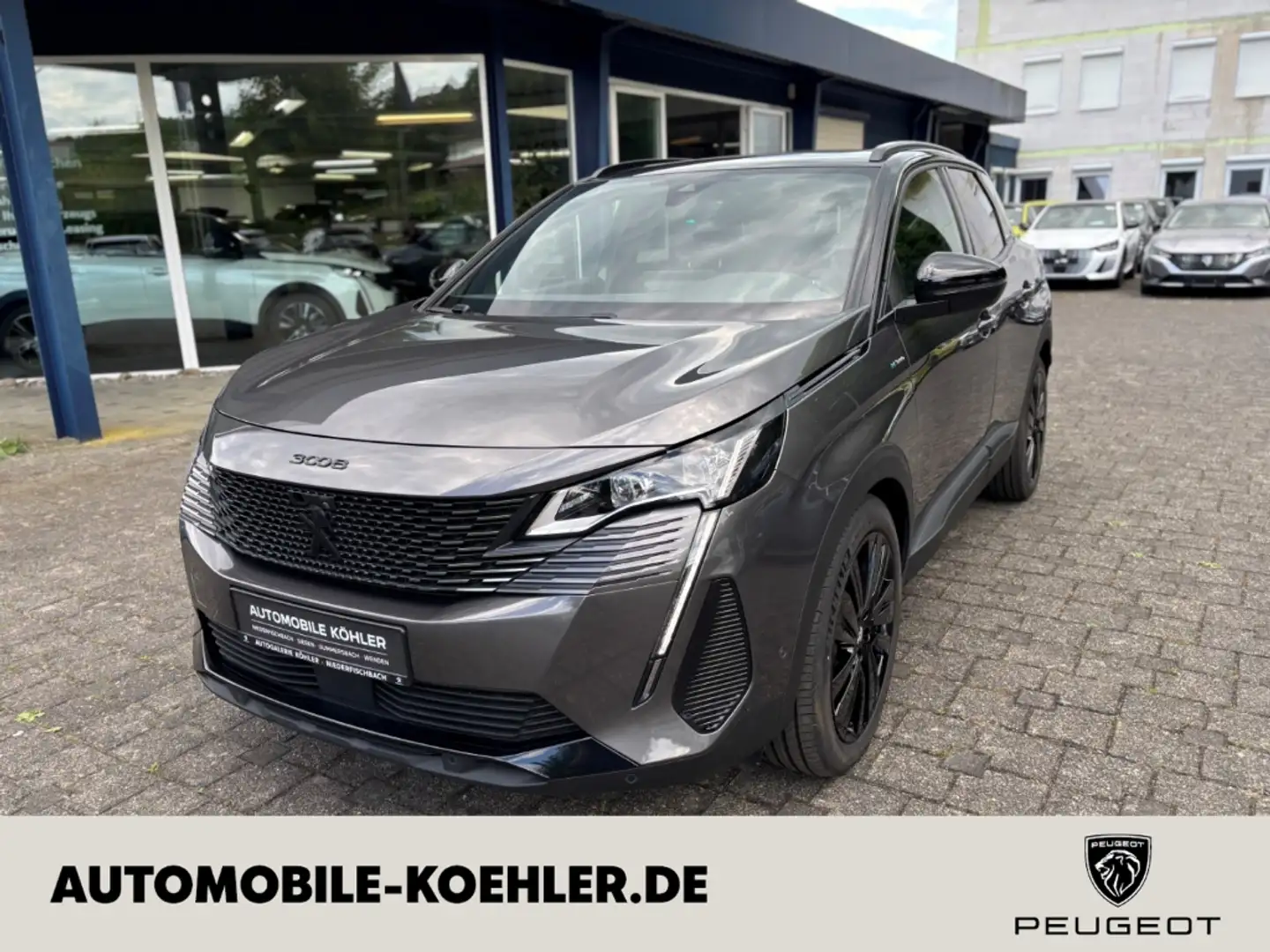Peugeot 3008 Hybrid  GT PACK SITZHZG PANORAMA NAVI Gris - 1