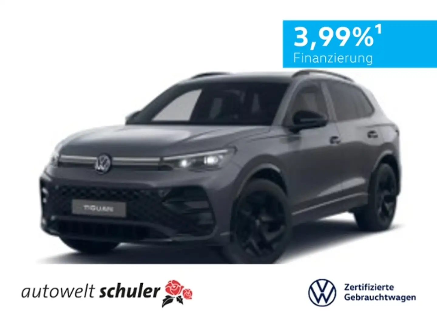 Volkswagen Tiguan 2,0 TDI DSG 4motion R-Line AHK Grau - 1