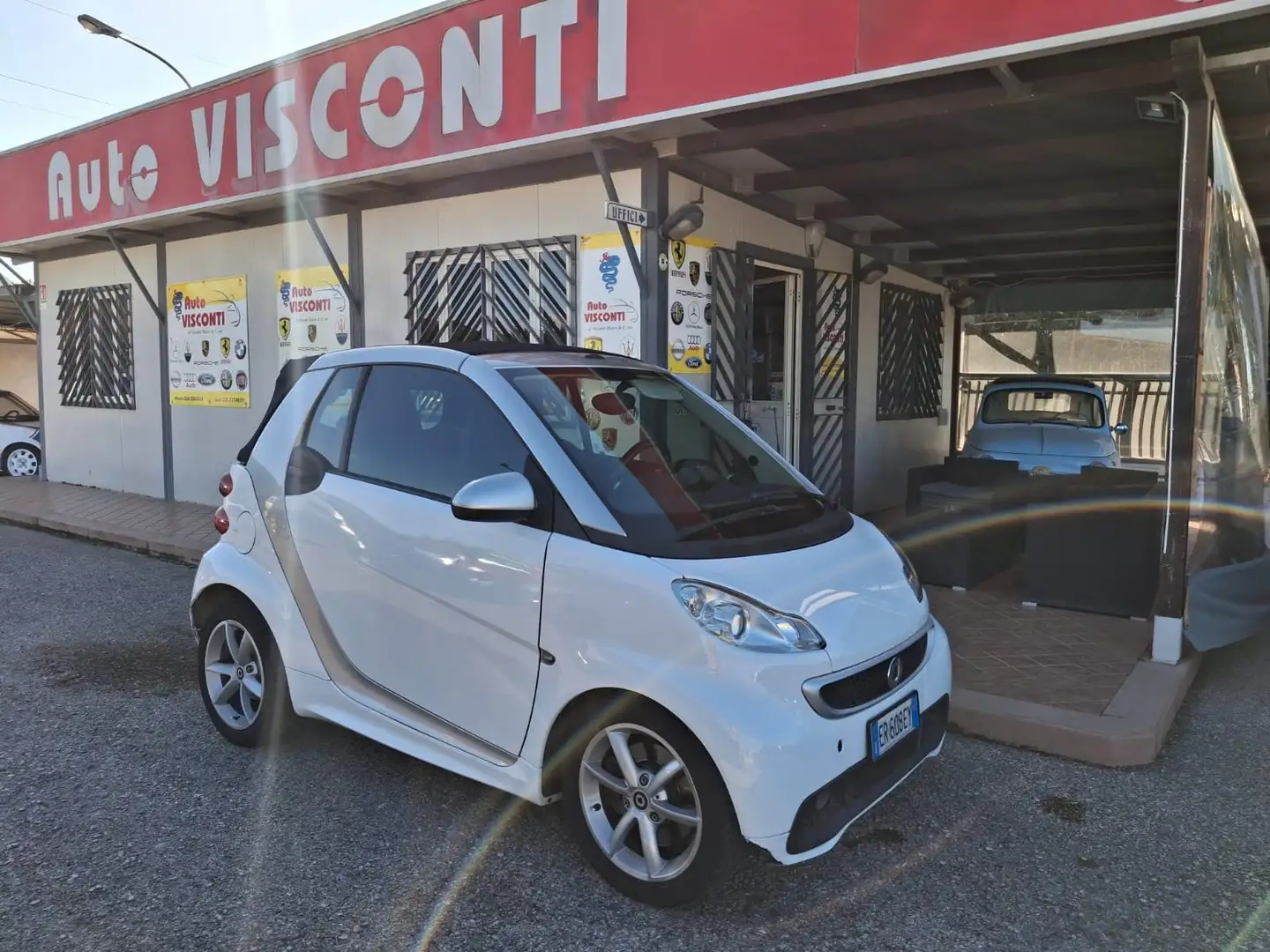smart forTwo Fortwo Cabrio 1.0 mhd Passion 71cv Bianco - 1