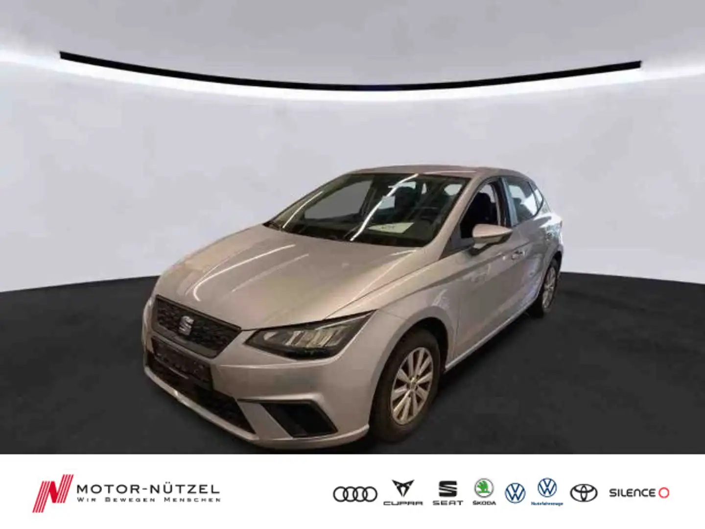 SEAT Ibiza 1.0 TSI STYLE LED+APP+DAB+GRA+SHZ+PDC+RFK Silber - 1
