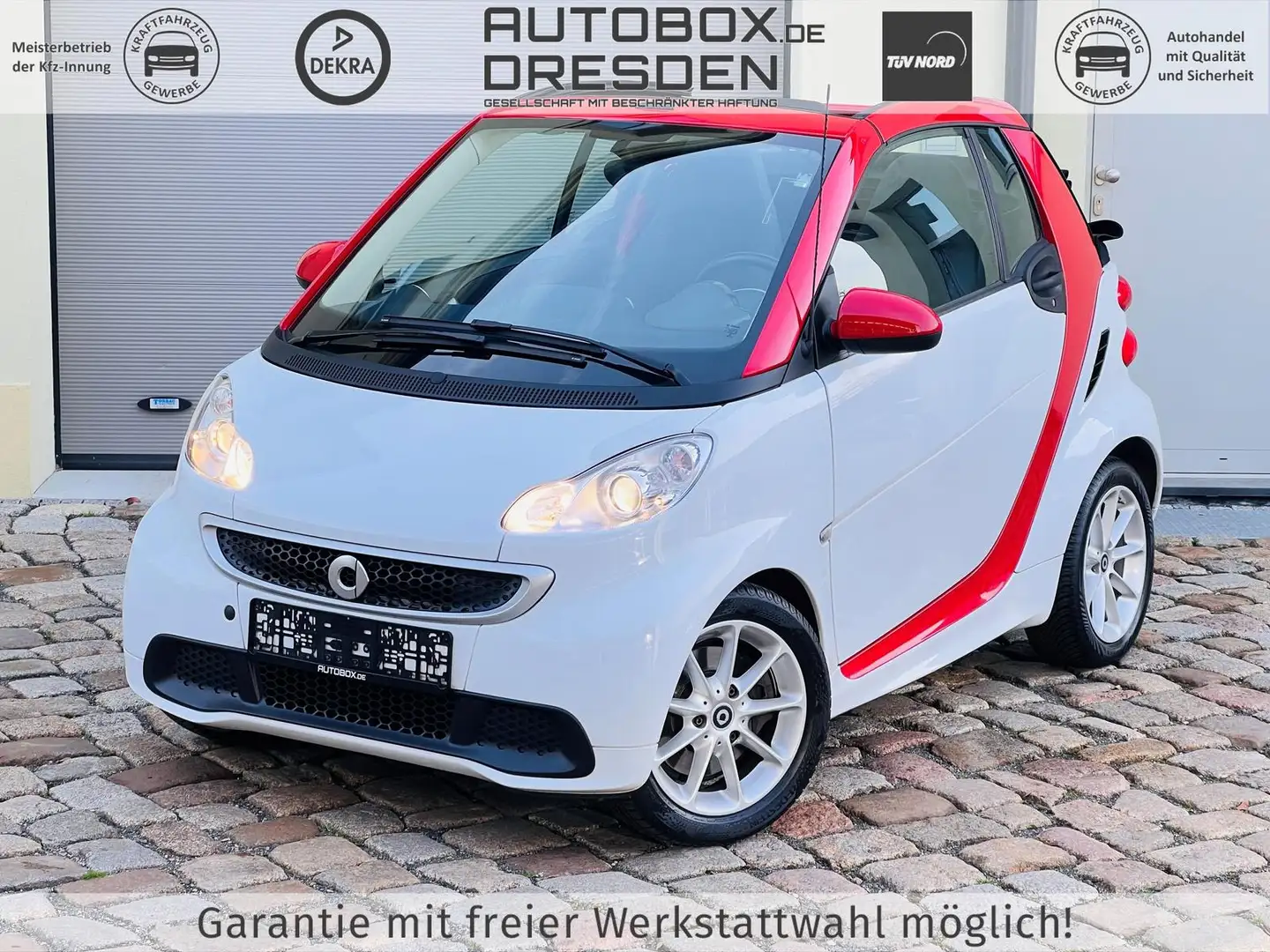 smart forTwo Cabrio +BT+DAB+ Weiß - 1