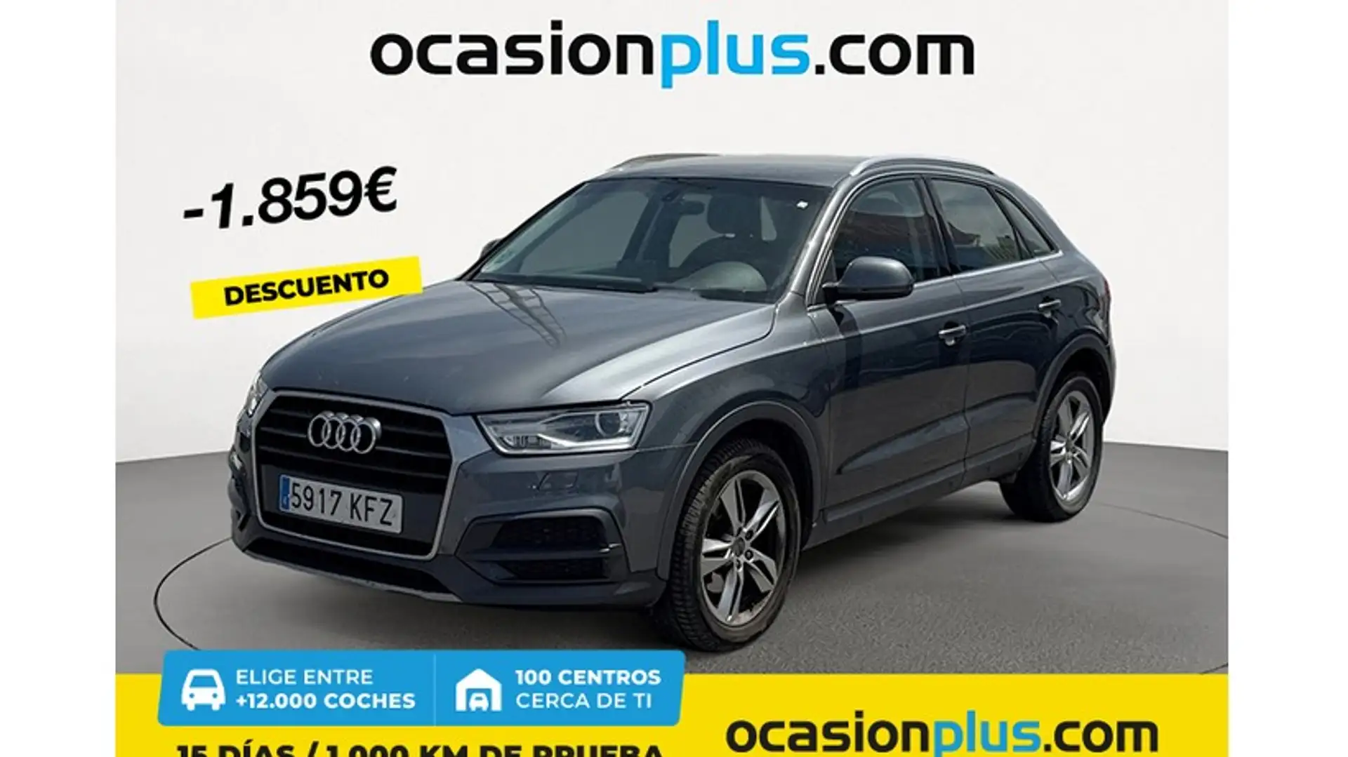 Audi Q3 2.0TDI Design edition S tronic 110kW Gris - 1