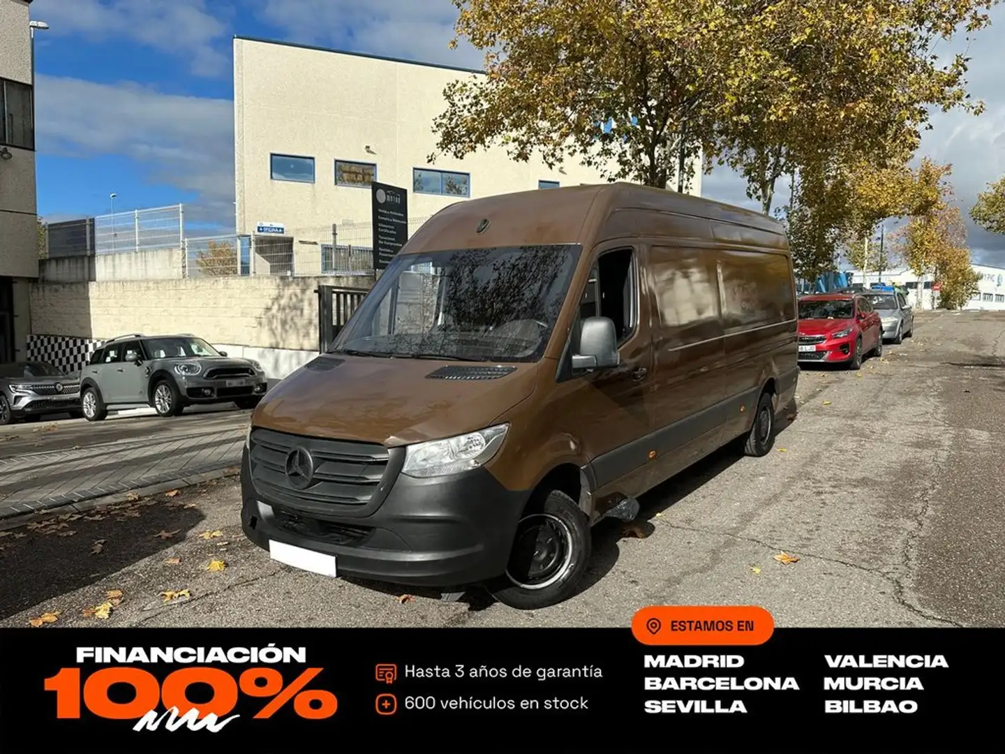 Mercedes-Benz Sprinter 314CDI 143CV 43 3T5 L3H3 Marrón - 1