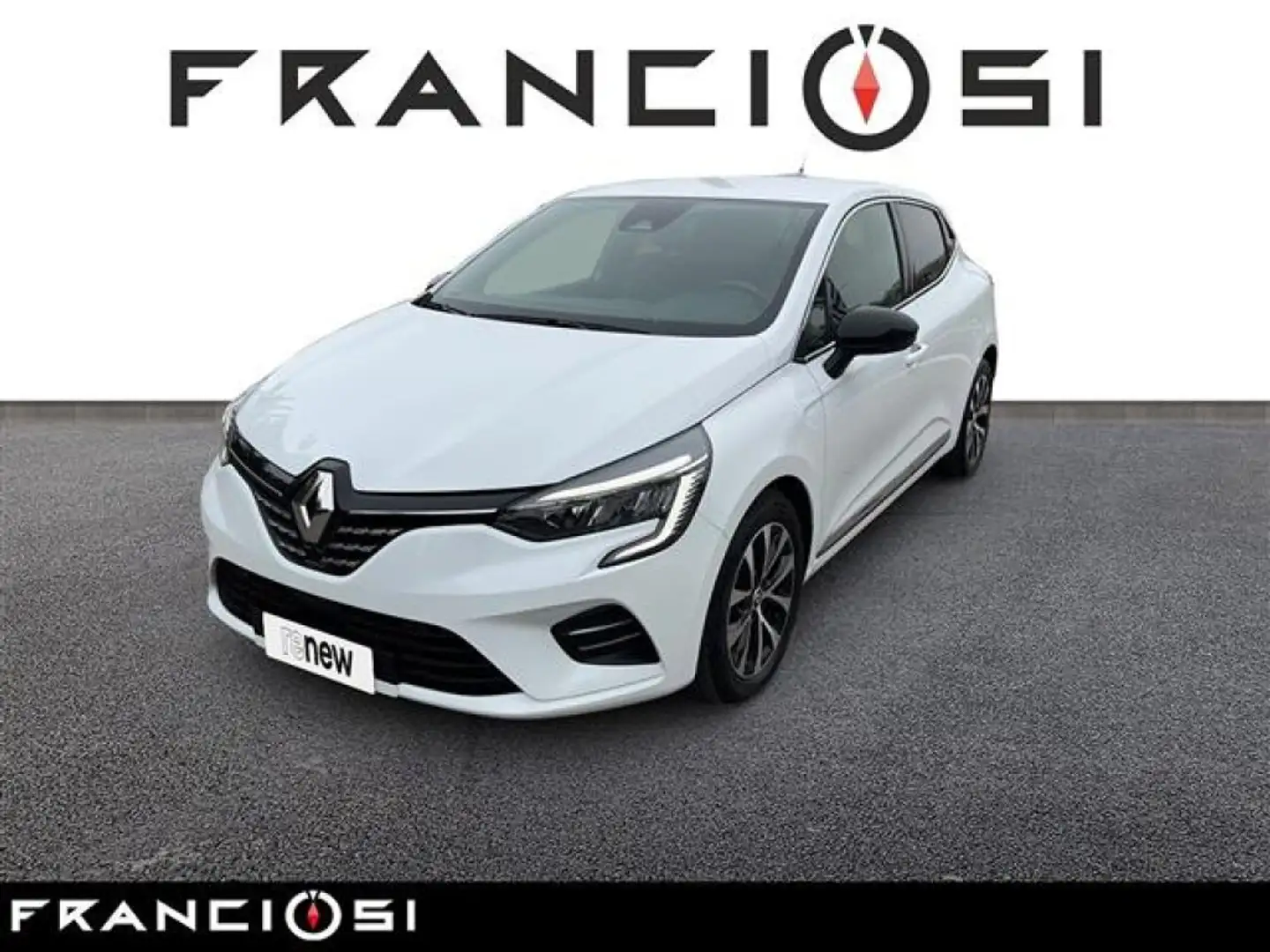 Renault Clio 1.0 tce Intens Gpl 100cv my21 Bianco - 1