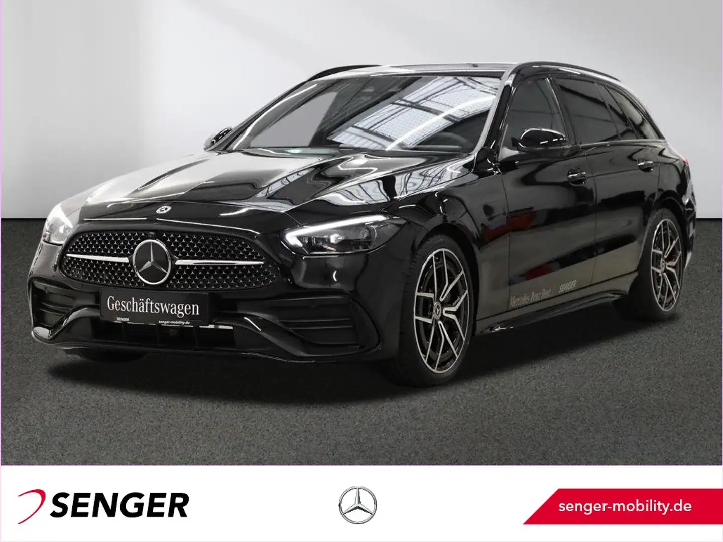 Mercedes-Benz C 180 T AMG Distronic AHK Digital-Light 360°-K. Zwart - 1