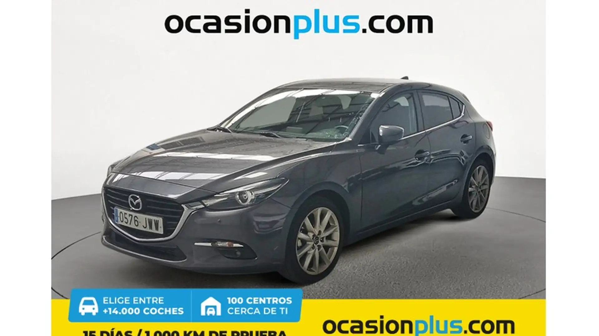 Mazda 3 2.2 Luxury Navegador 110kW Gris - 1