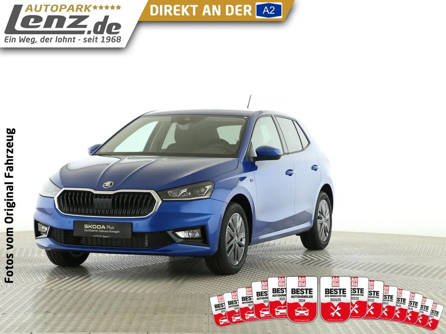 Skoda Fabia Tour LED SHZ Tempomat Smartlink PDC Kamera Azul - 1