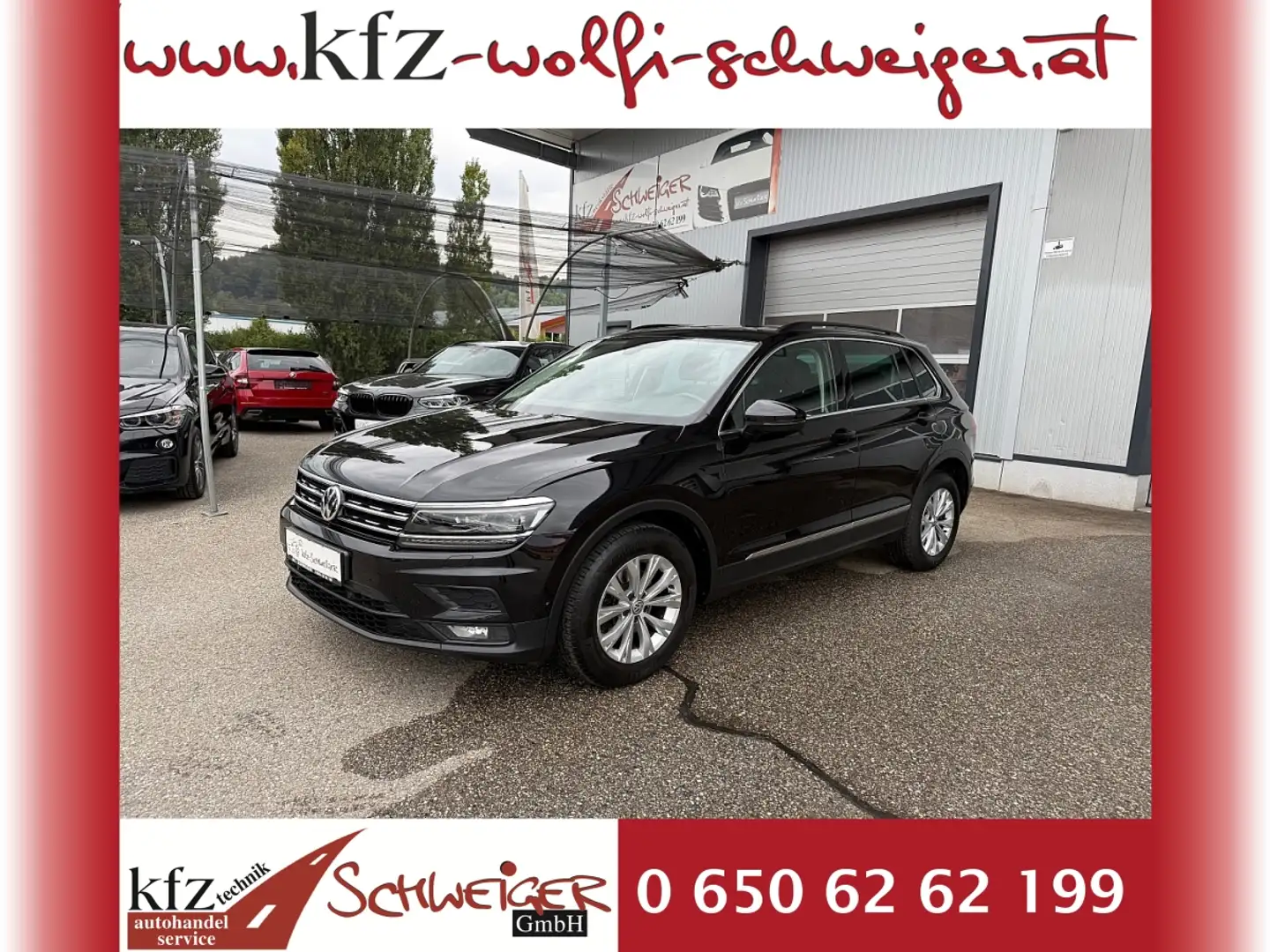Volkswagen Tiguan 2,0 TDI SCR 4Motion Sky DSG Schwarz - 1