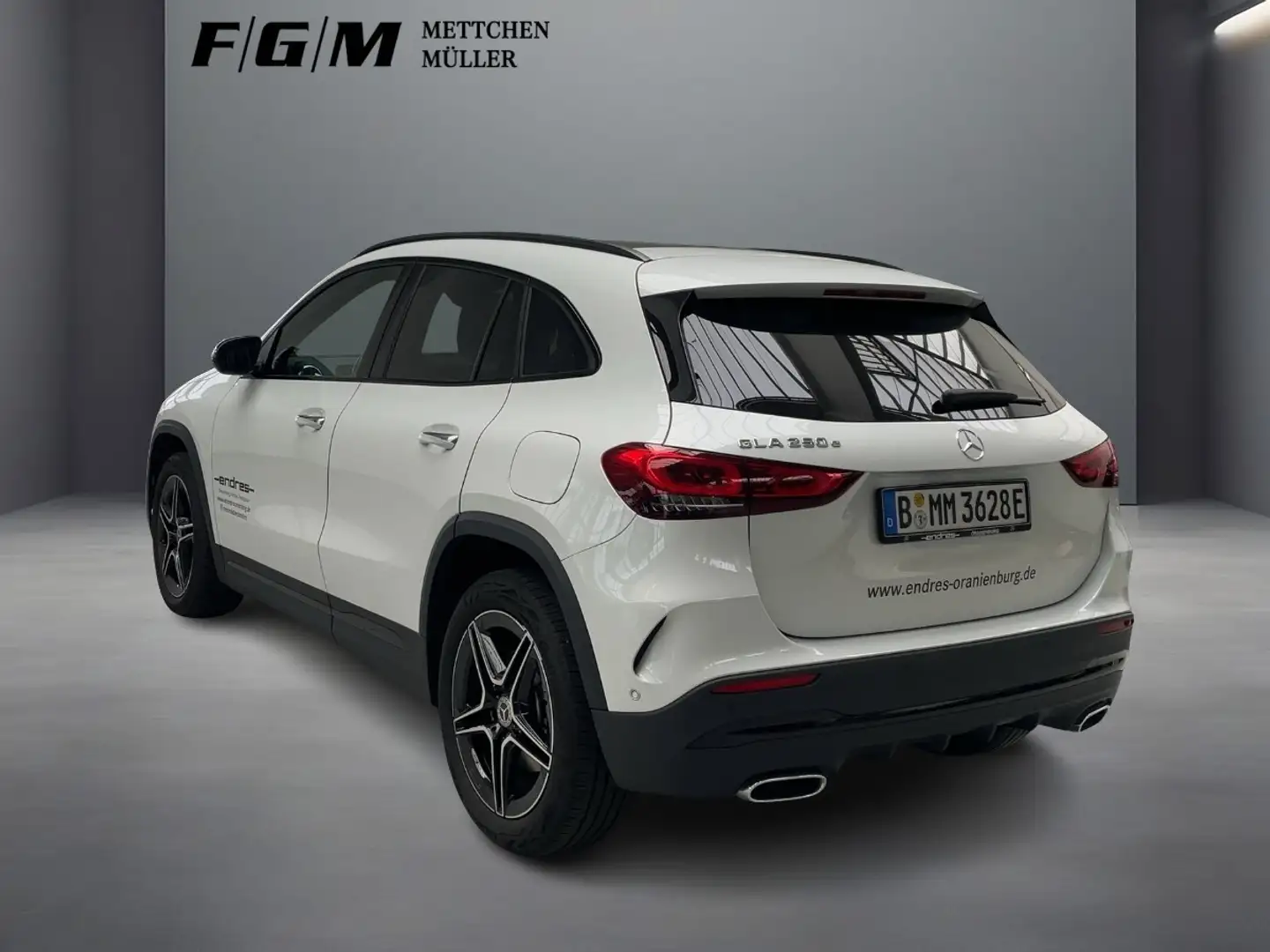 Mercedes-Benz GLA 250 e AMG HUD|KeyGo|MBeam|S-Dach|TWA|360|SHD Blanco - 2